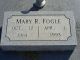 Fogle, Mary R (Pedigo) - Gravestone (1914-1993)